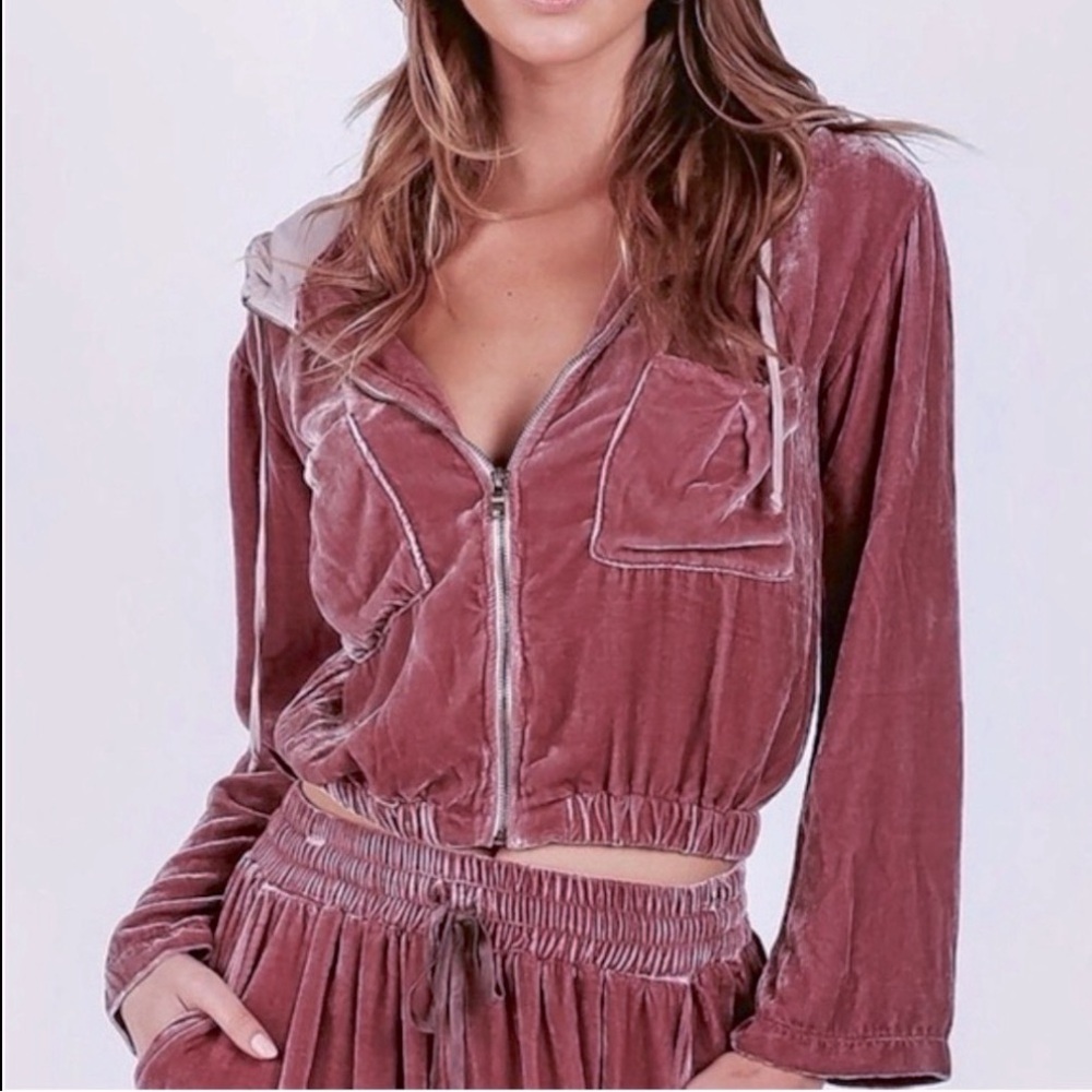 Young Fabulous & Broke Fritzie Velour Hoodie